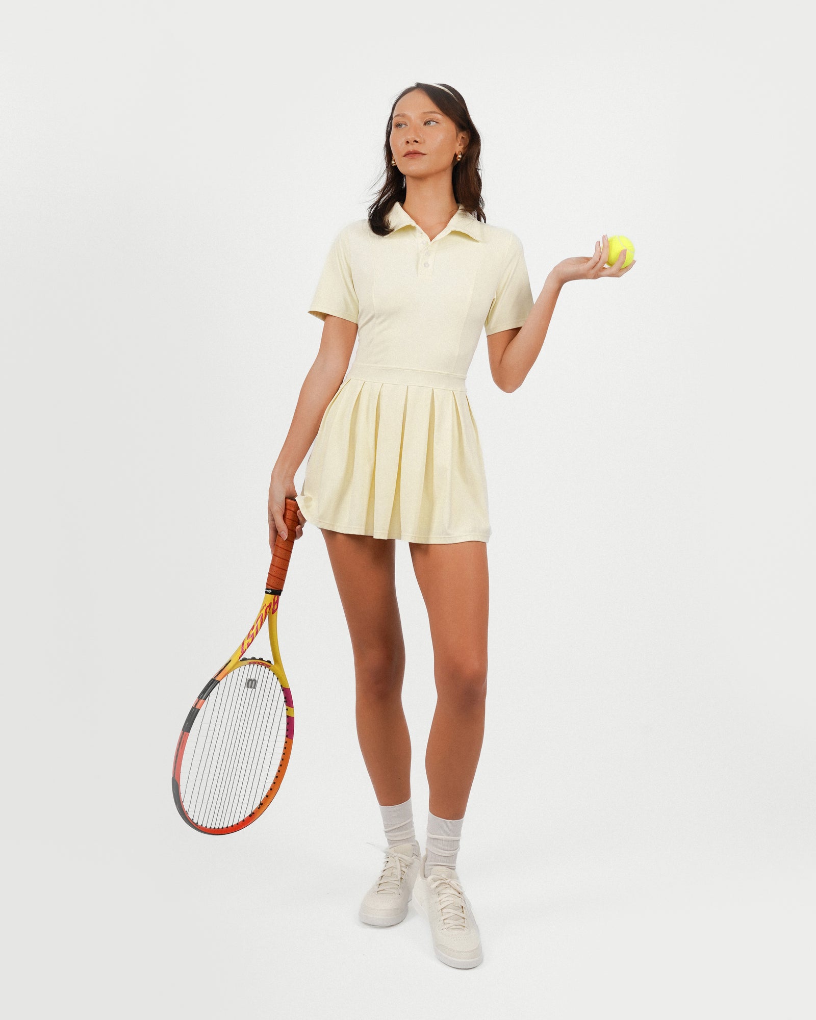 Short-Sleeve Cinch Polo Dress